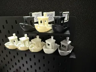 IKEA Skådis Benchy Shelf with space flag/label
