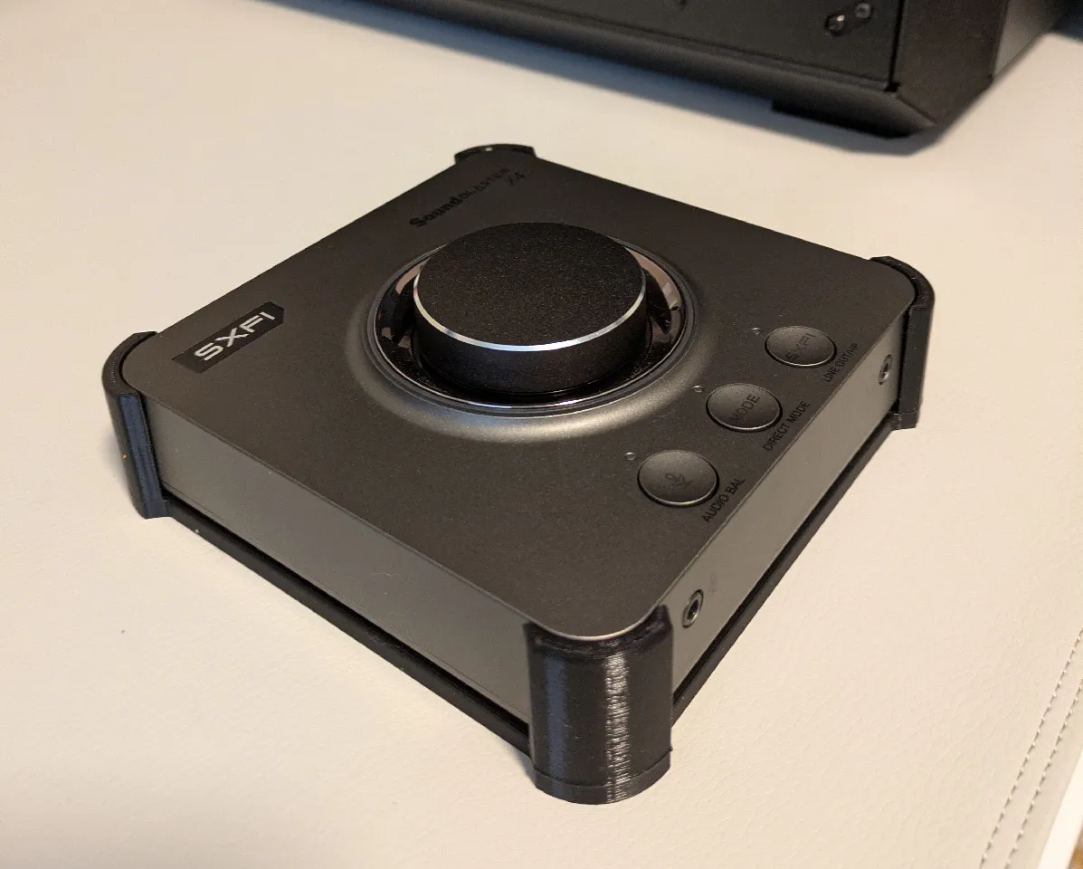 Sound Blaster X4 8040 Mount by derrickmoeller | Download free STL