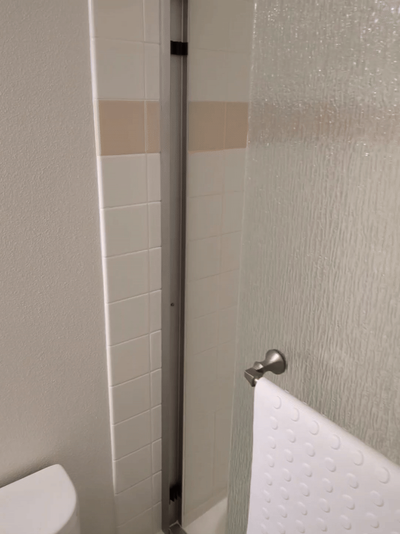 Soft Bumper for Sliding Glass Shower Door