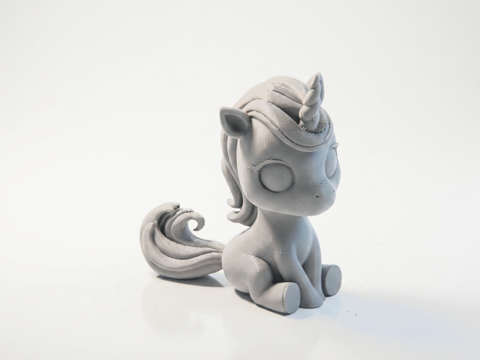 Chibi Unicorn Figurine Cute Fantasy 3D Printable