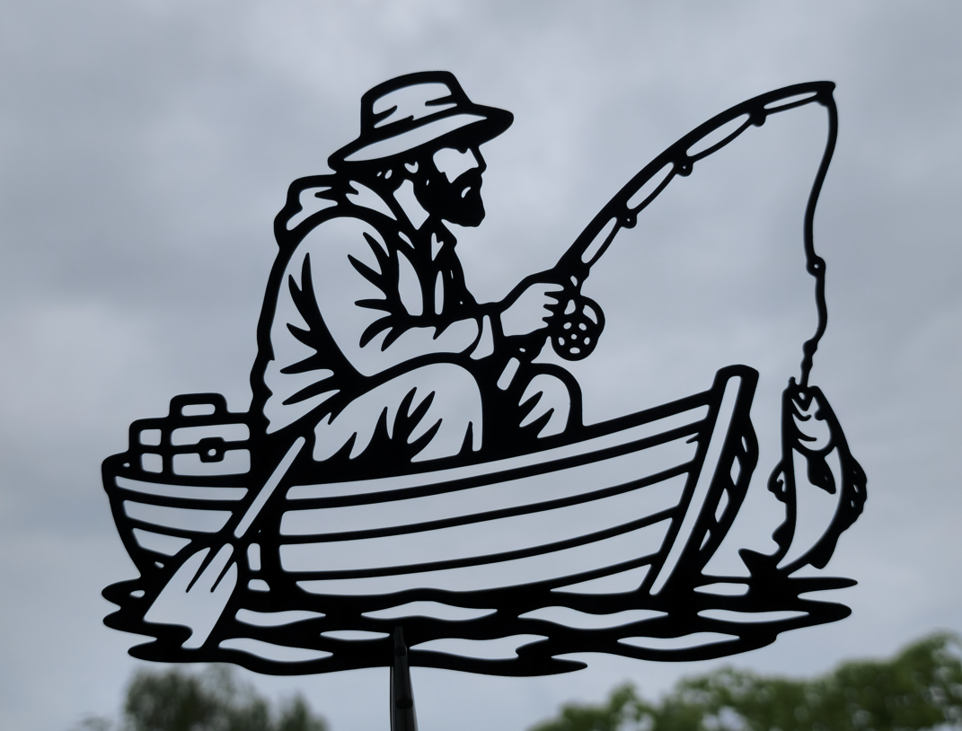 Fishing Boat Catch 2D Wall Art Decor