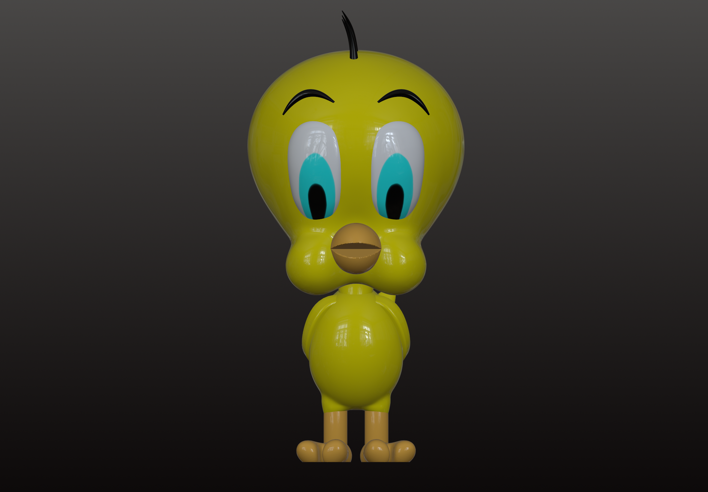 Miniatura 5 do modelo 3D Tweety Bird