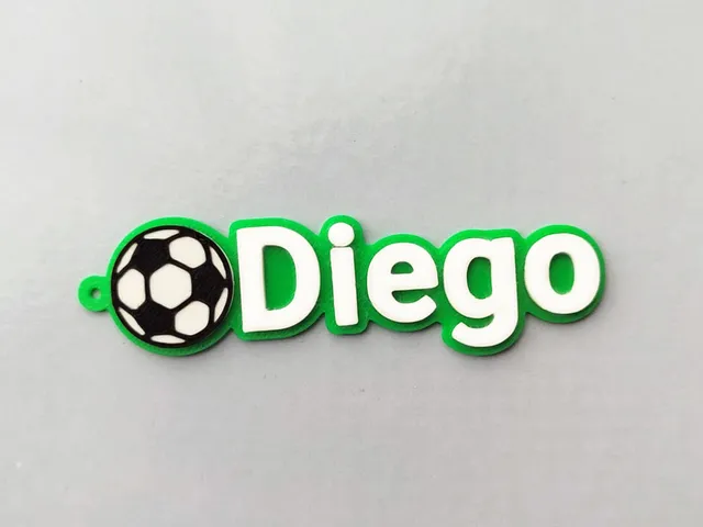 Football Name Tag - Diego