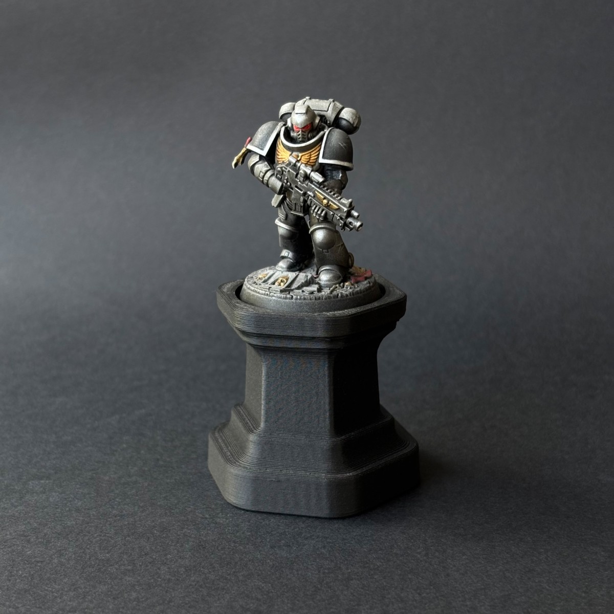 Hexagonal display base