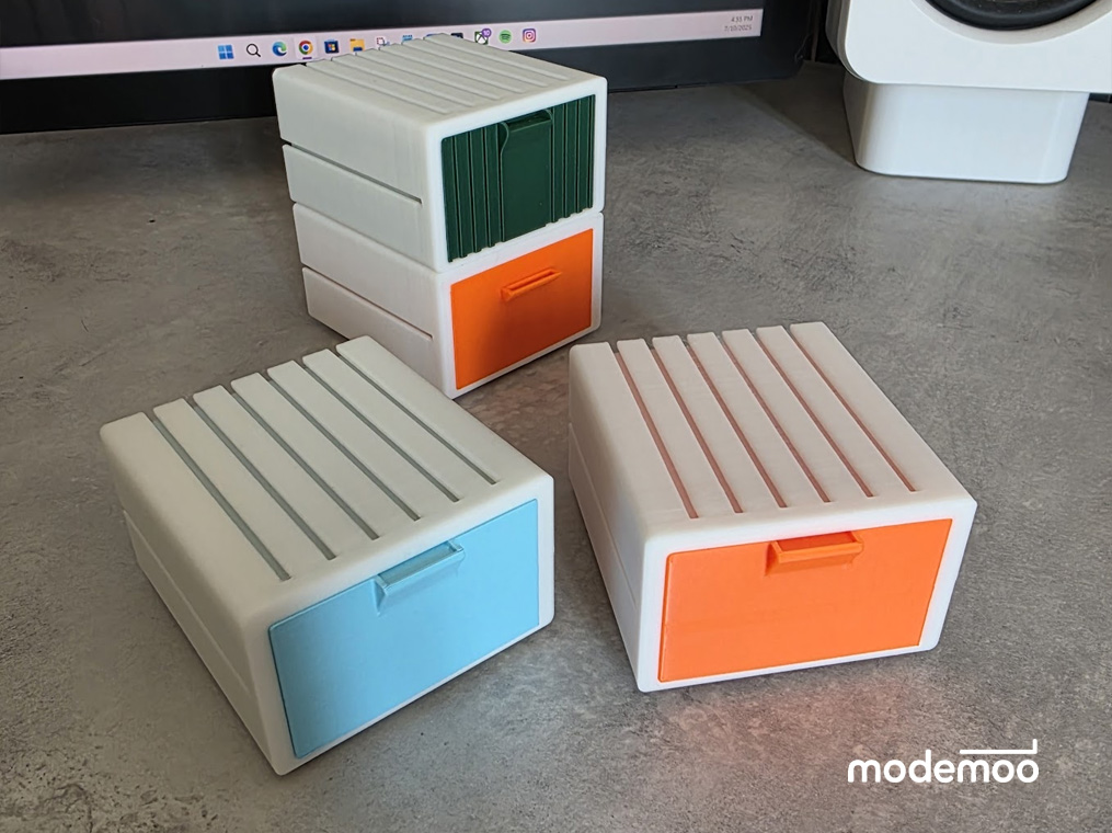 Miniatura 6 do modelo 3D StackBox V2 — Tiny Drawers. Big Personality.