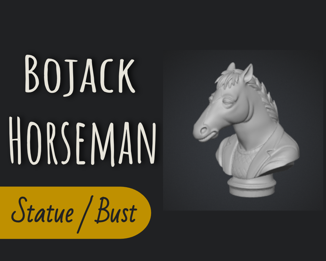BoJack Horseman Statue Bust