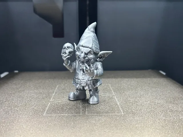 Evil Goblin with Skull