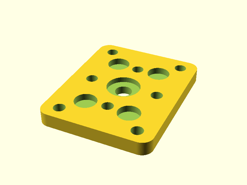 Motor Mount 25mm - 35xx/42xx RC Brushless Motors