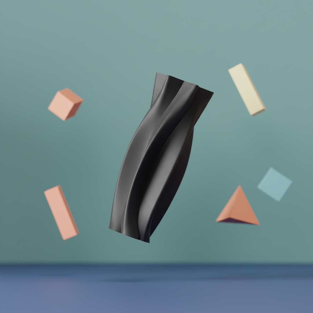 Modern Taper Twist Vase