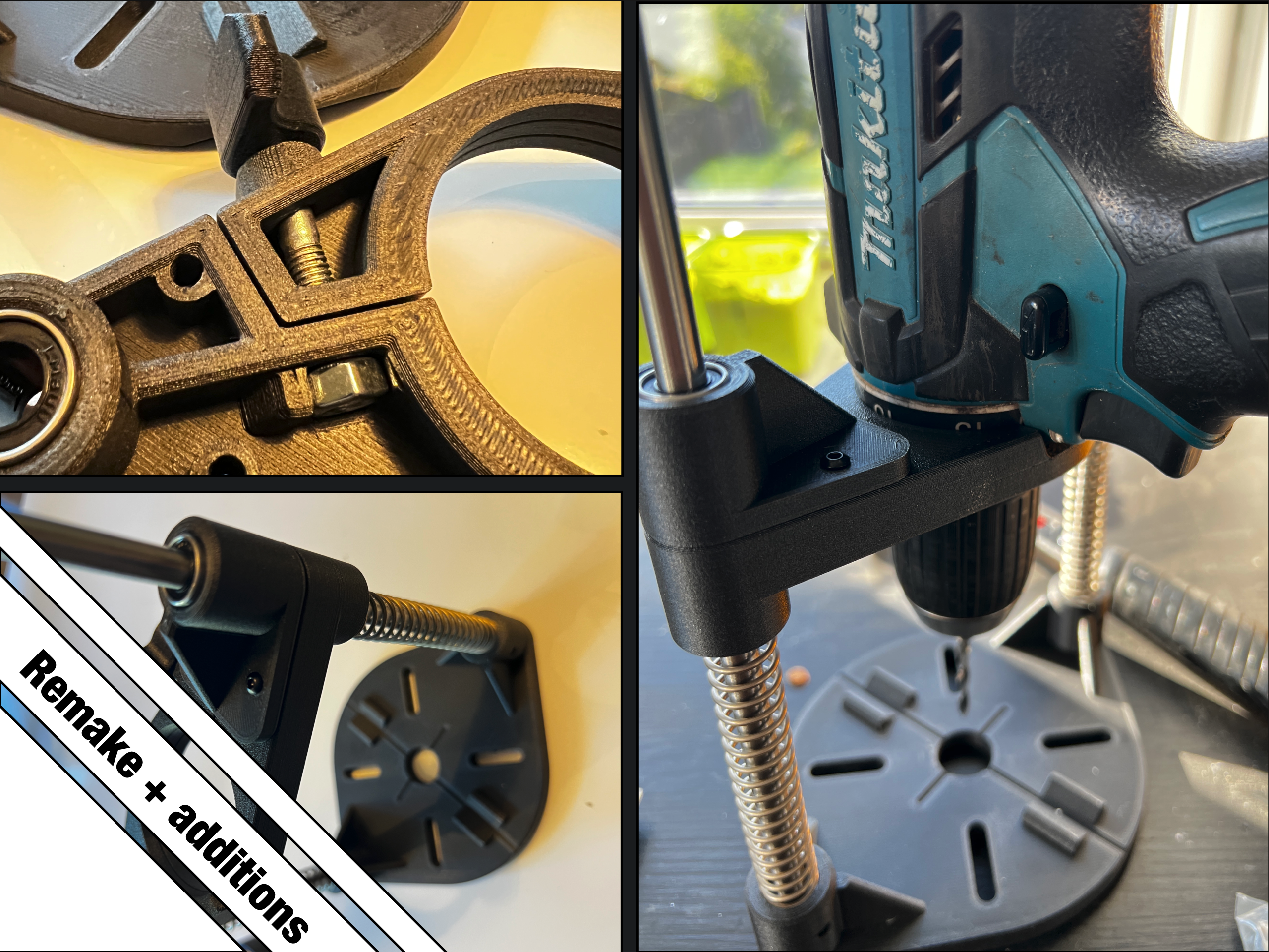 Remake - Portable drill press for Makita Driver-Drills