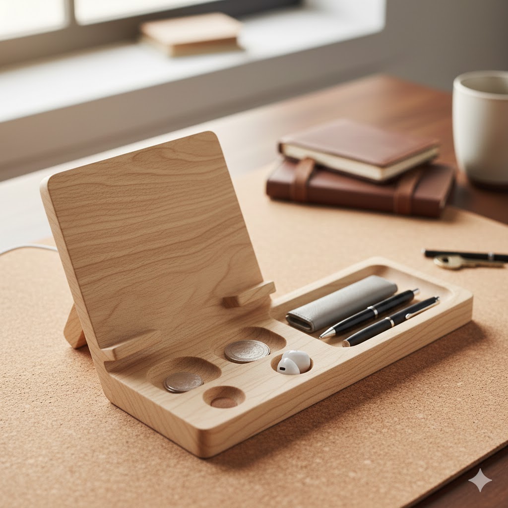 Minimalist Phone Holder - Omni Stand & Accessory Organizer — miniatura 3