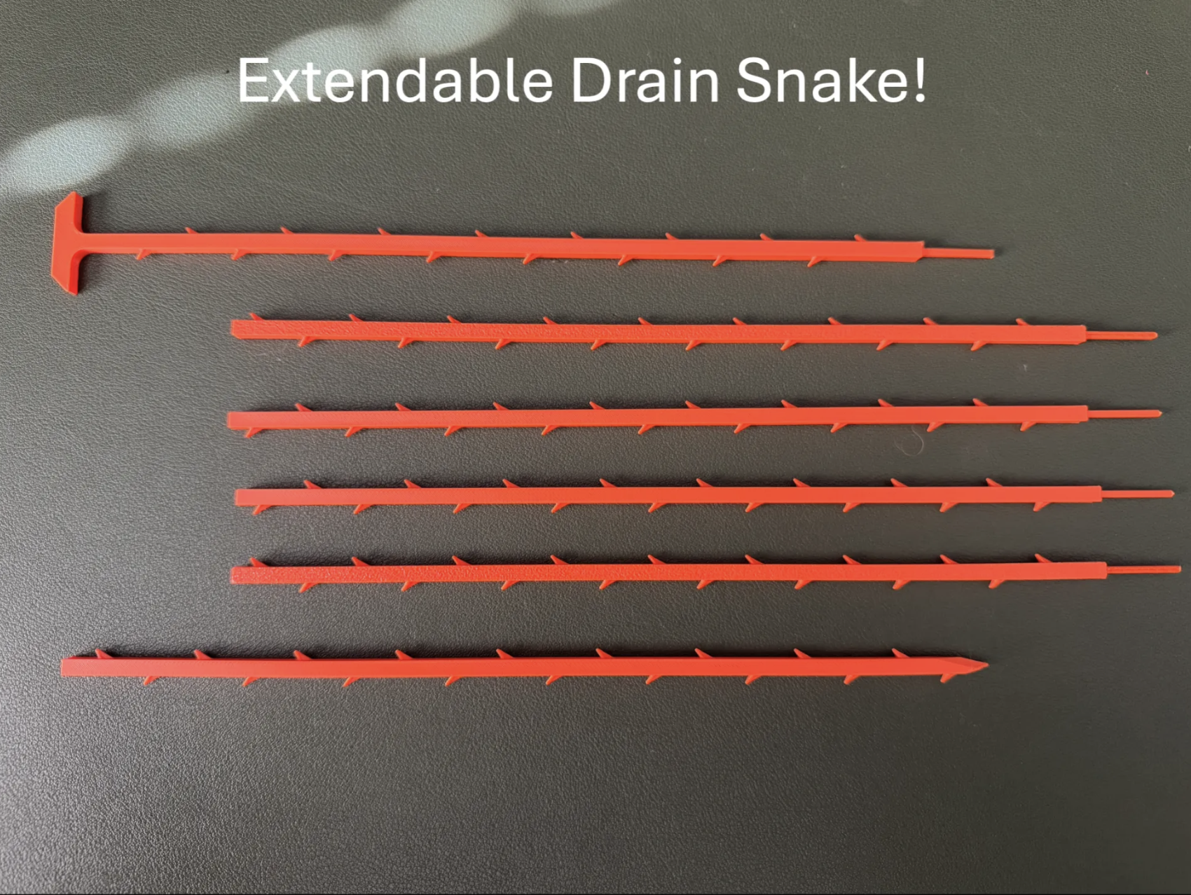 Extendable Drain Snake, Modular Drain Cleaner