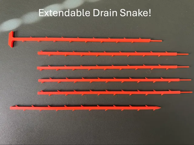 Extendable Drain Snake, Modular Drain Cleaner