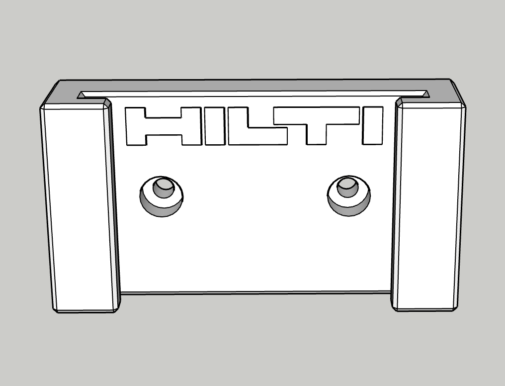 Hilti B22 battery holder