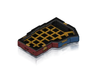 CRKBD (Corne) v3 Mechanical Themed Case