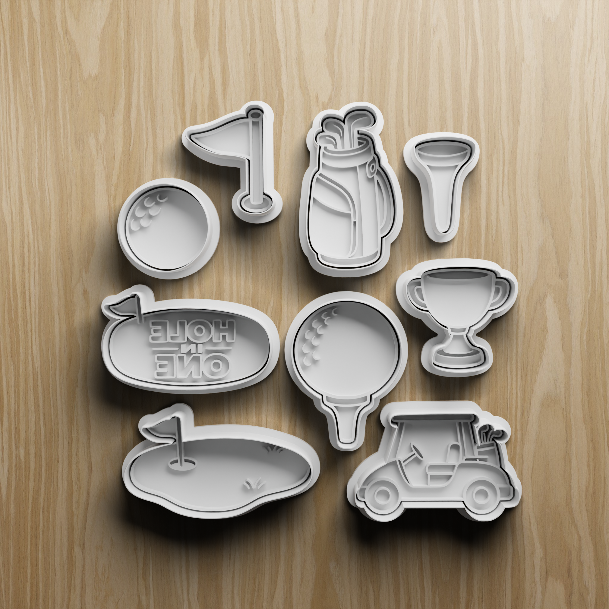 Happy Birthday Party Hat Cookie Cutter STL, Multiple Sizes for 3D Printing