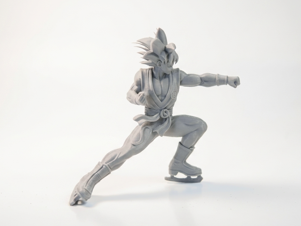 Goku Skating Figurine Anime 3D Printable