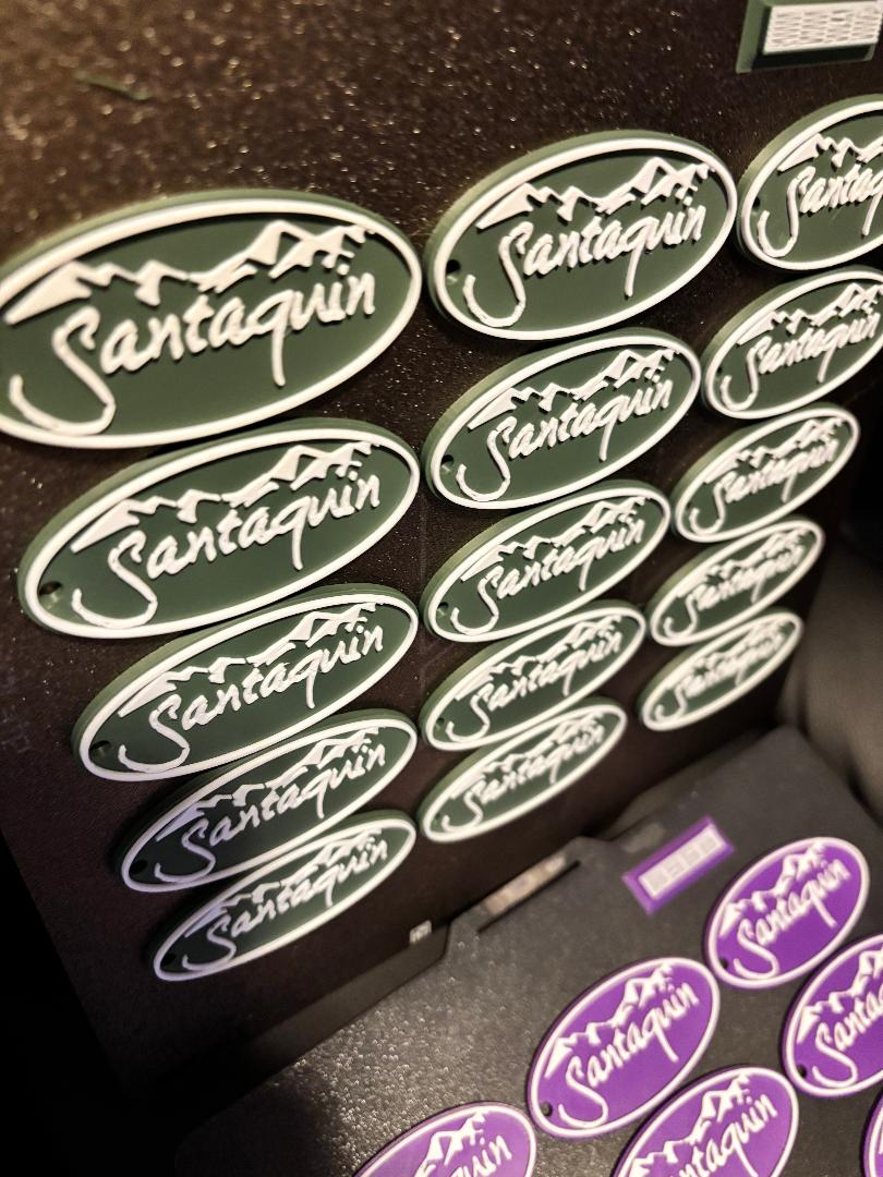 Santaquin City Logo keychain