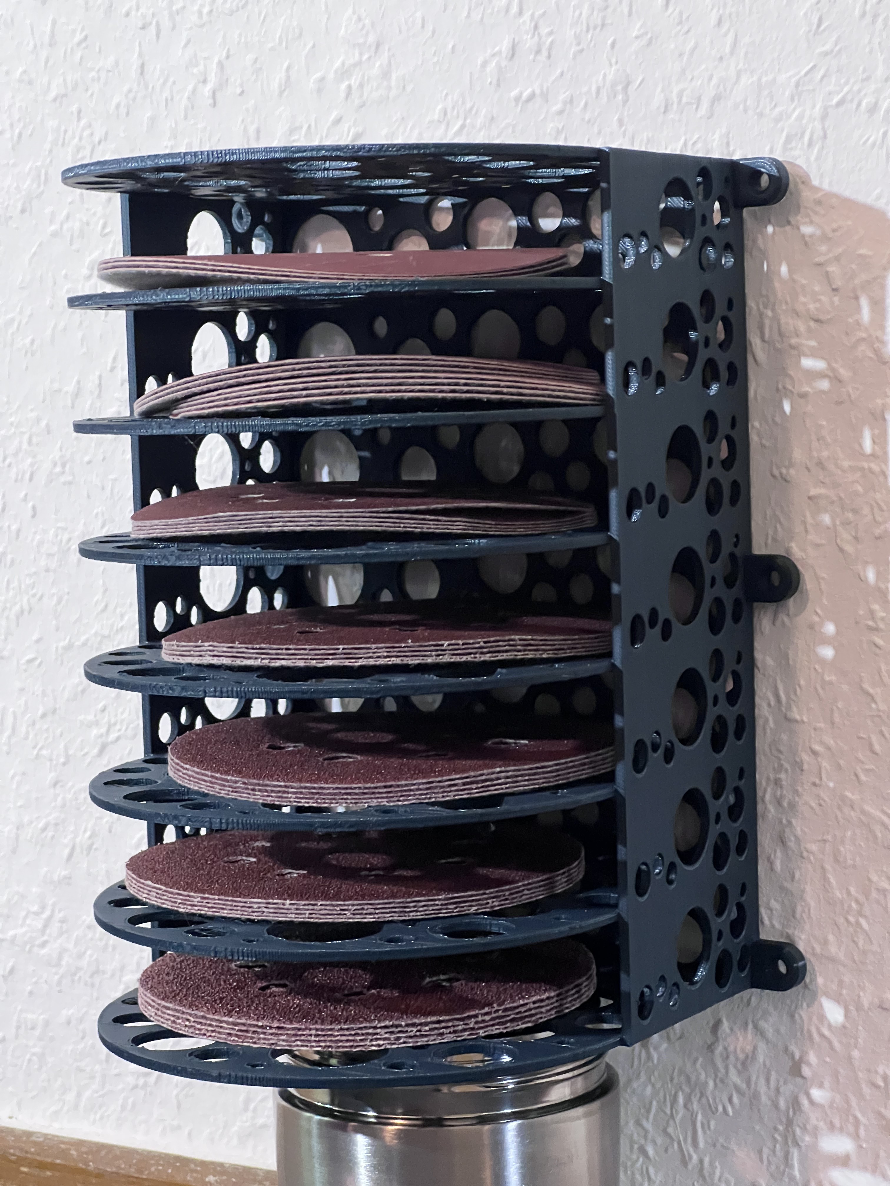 Sanding disk organizer