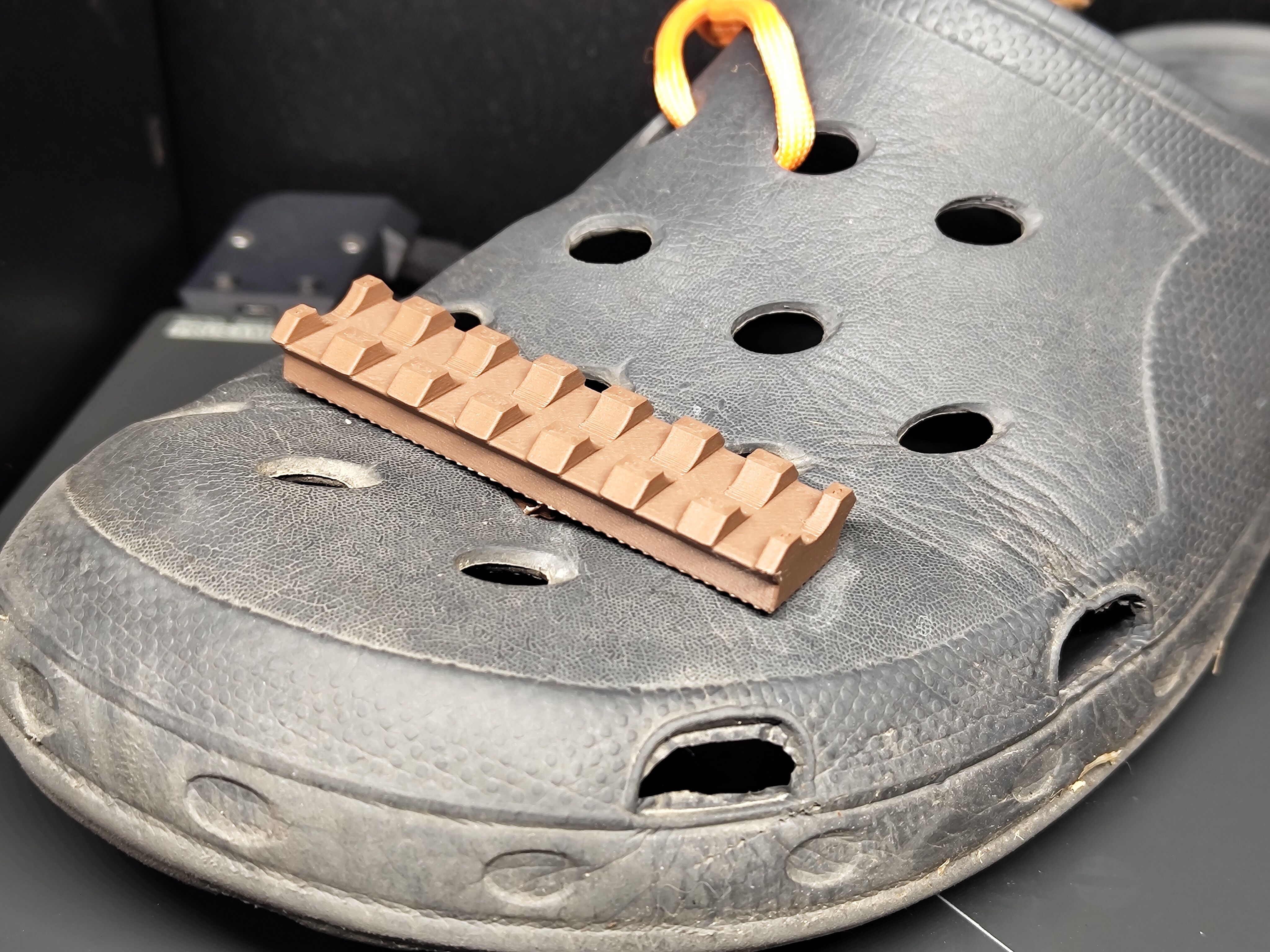 Picatinny Rail Clog Charm