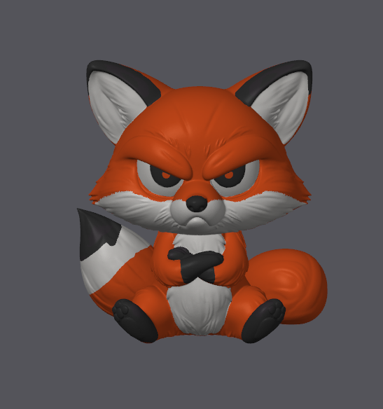 Miniatura 4 do modelo 3D Grumpy Fox From “Grumpy Animals”