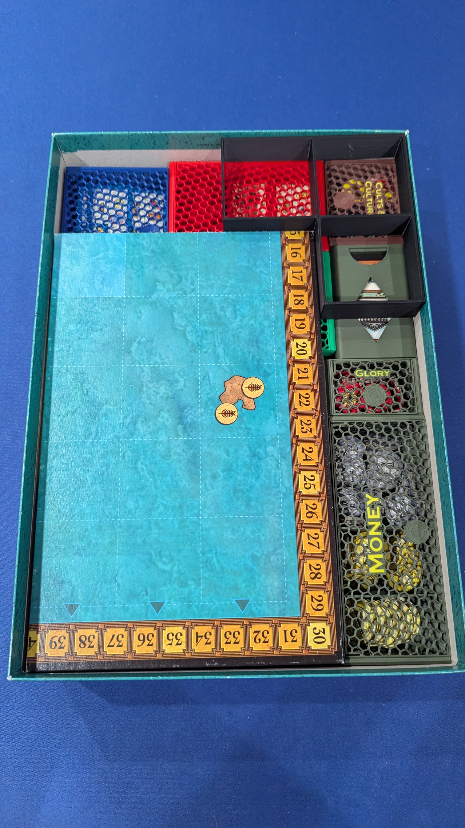 The Golden Ages & expansions insert - Quined edition box
