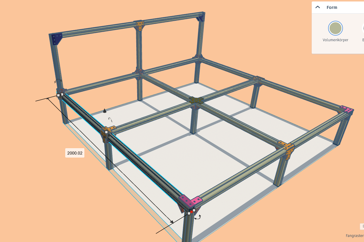 bed Frame 4040 Profiles (PROTOTYPE)