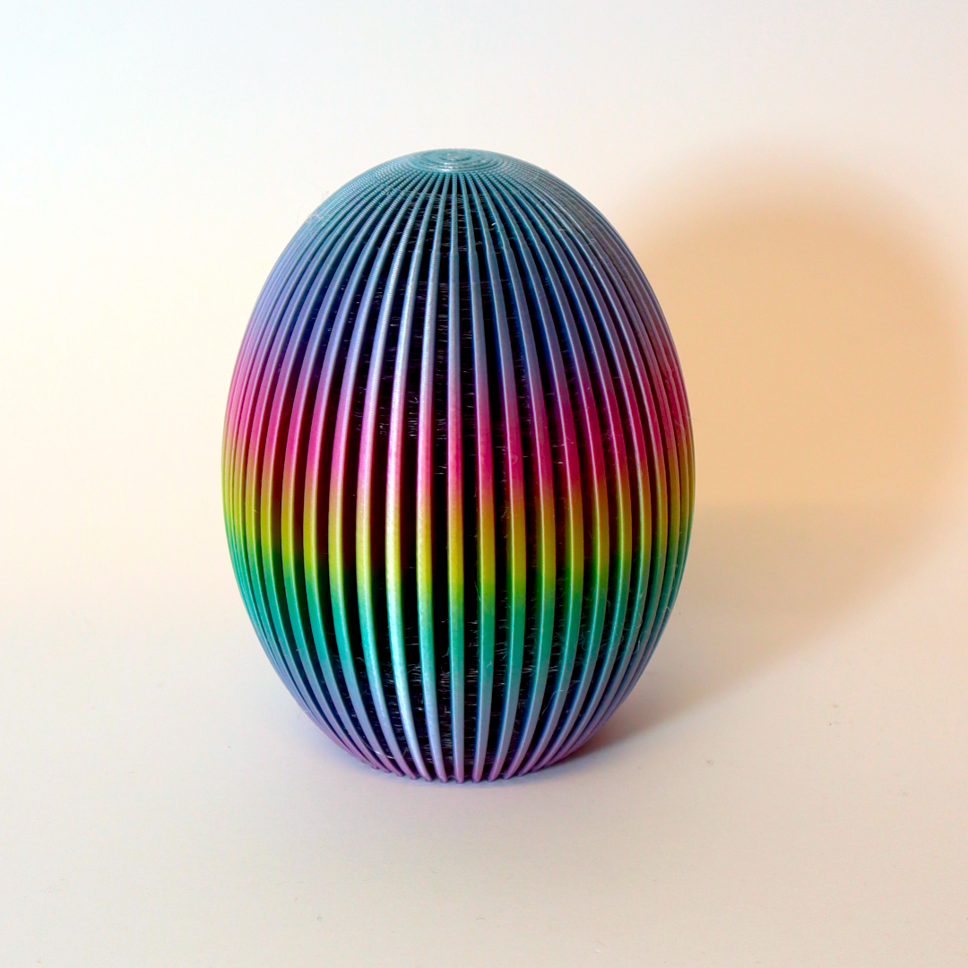 Ridged Easter Egg