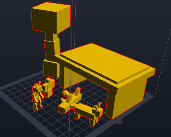 Booga Booga Roblox Game Models 3D model