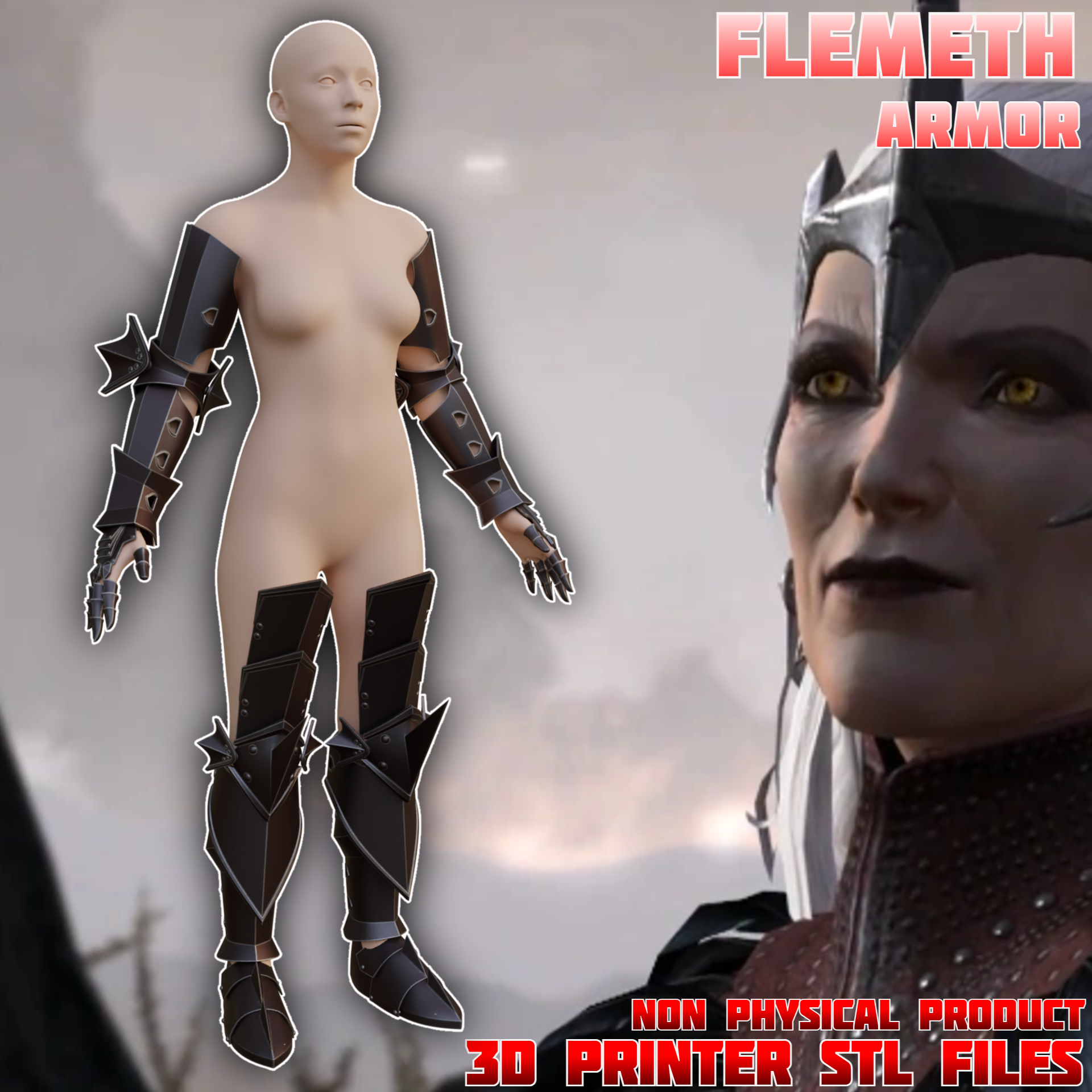 Fantasy Flemeth Armor Dragon Age