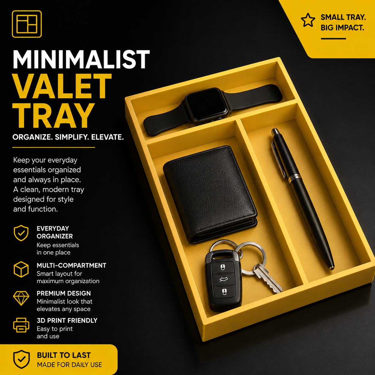 Minimalist Valet Tray