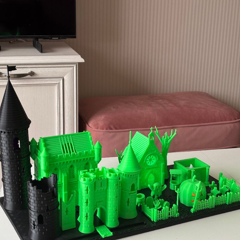 Castle Grimstone Haunted Castle & Graveyard Kit by Marlboro | Download ...