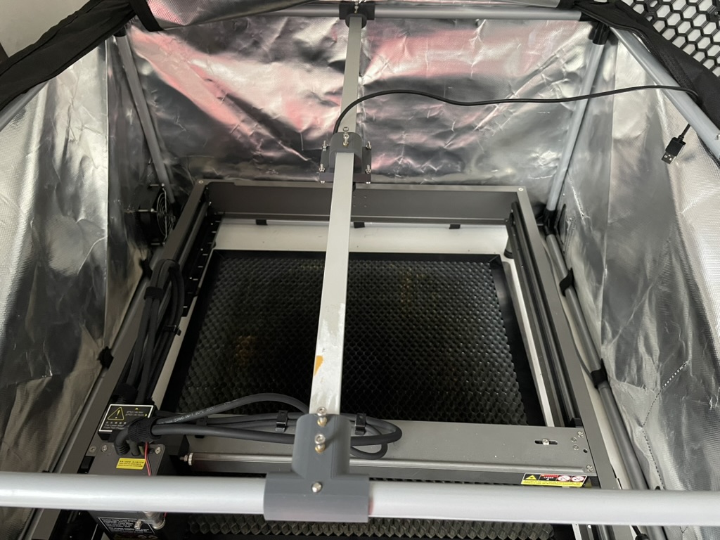 Creality Falcon2 camera mount for protection enclosure