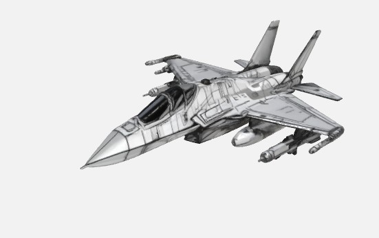 AVION DE COMBATE — miniatura 2