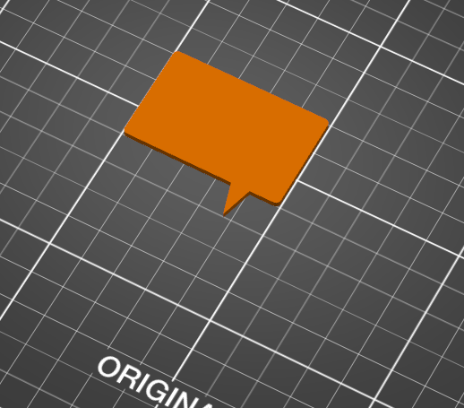 Basic floating Text Bubble or Box