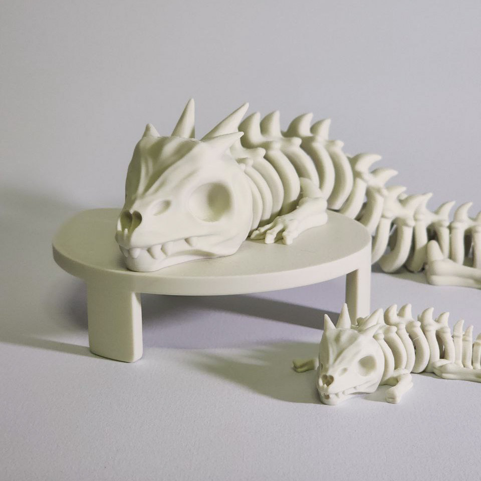 Miniatura 2 do modelo 3D Articulated Bone Dragon