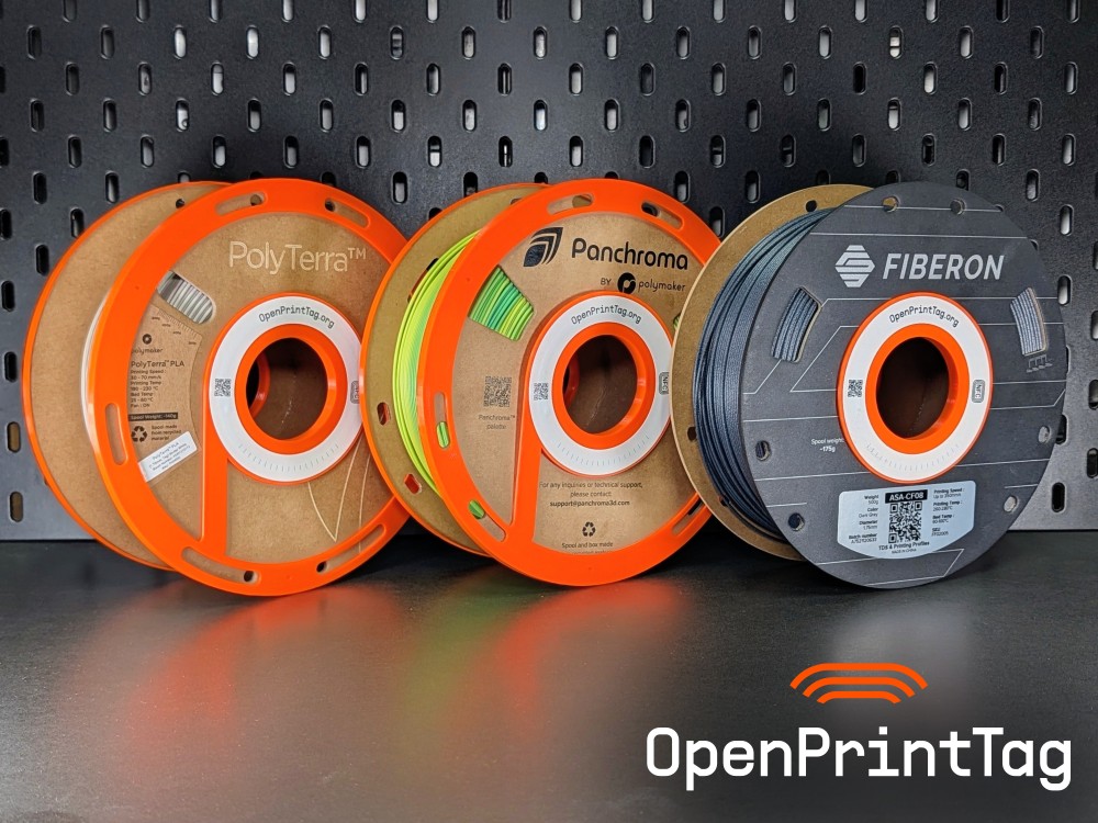 OpenPrintTag Polymaker Cardboard Spool Adapter