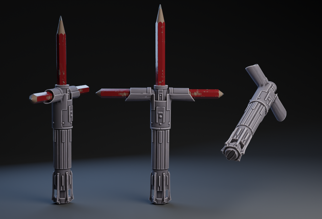 Kylo Ren Pencil Lightsaber