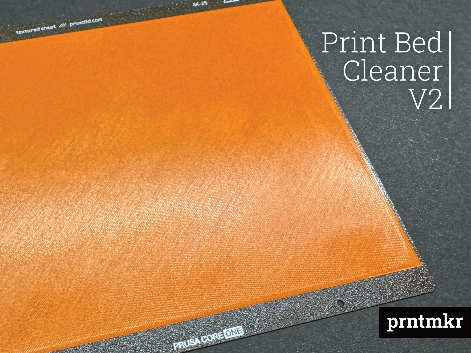 Print Bed Cleaner V2 - Prusa, Bambu, Creality ... and many more!