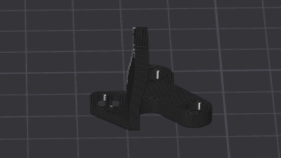 MK7 for Retroglide V5 center arm with cable managment 3D model