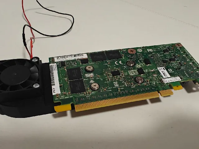 Nvidia K1200 custom fan mod