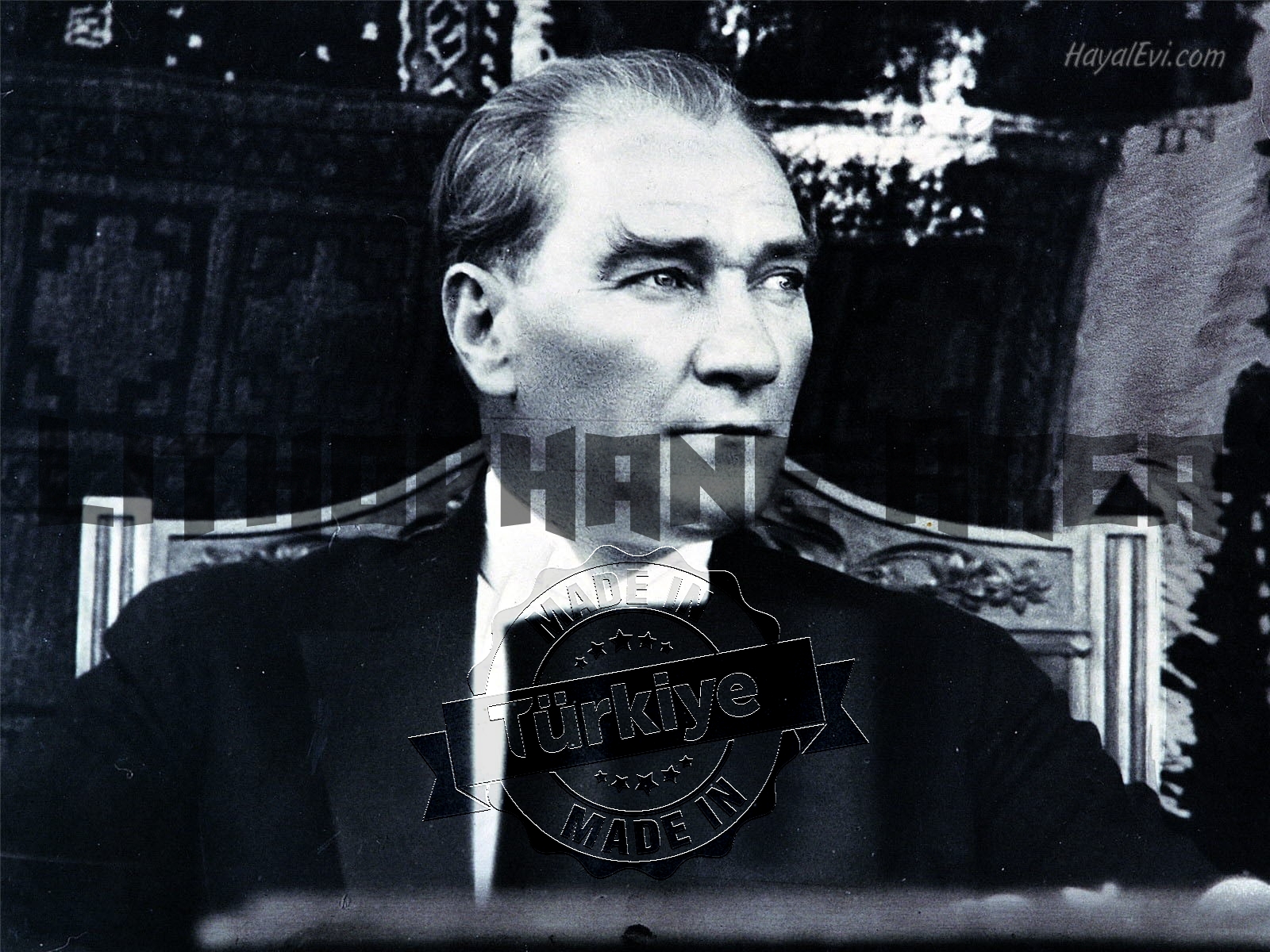 Mustafa Kemal Atatürk Lithophane