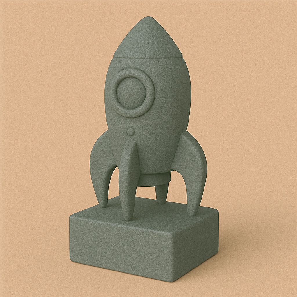 Cute lil' Rocket Ship
