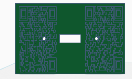 light switch cover with QR codes
