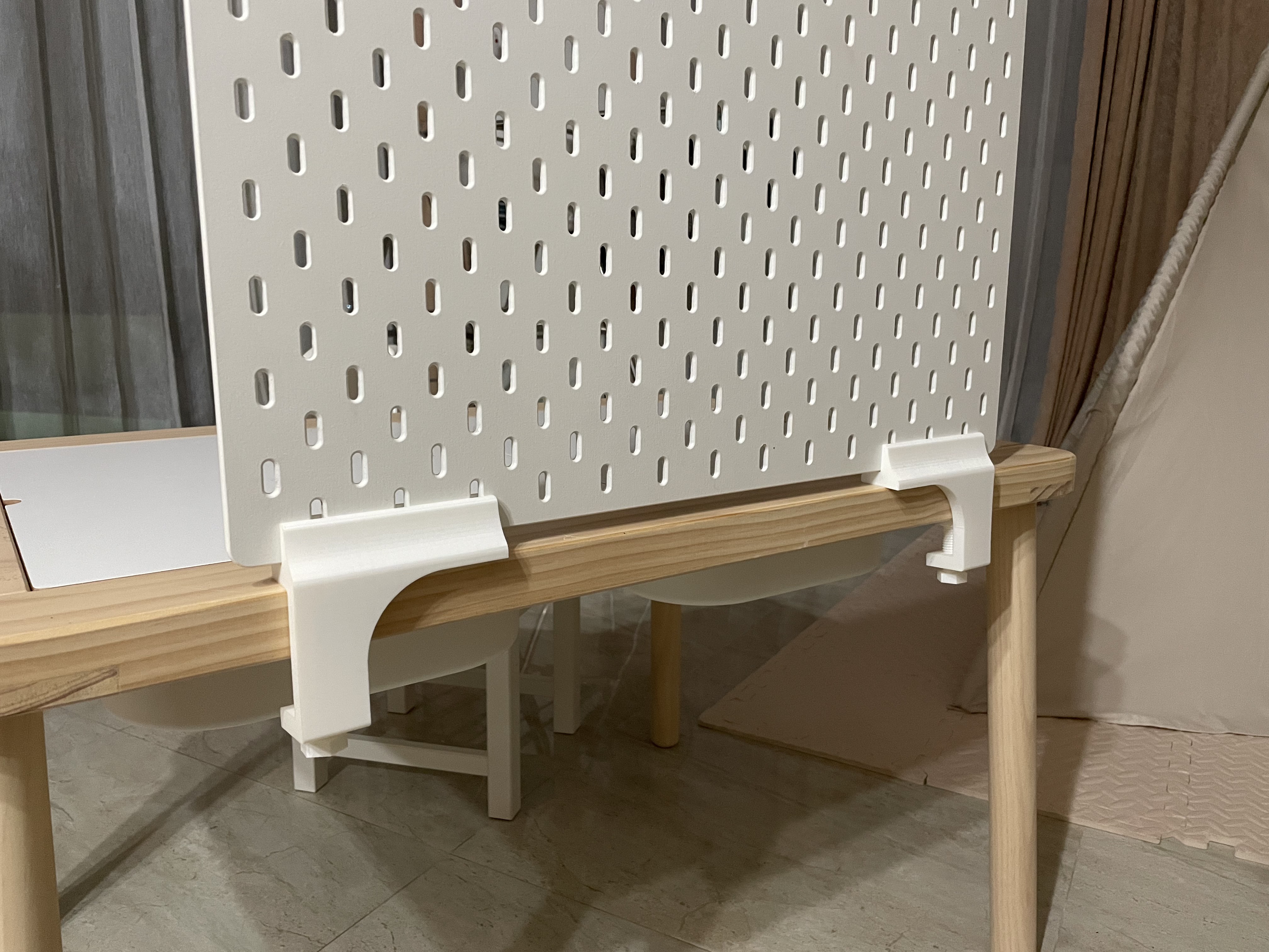 Ikea Skadis Desk Mount 5mm, 40mm Top