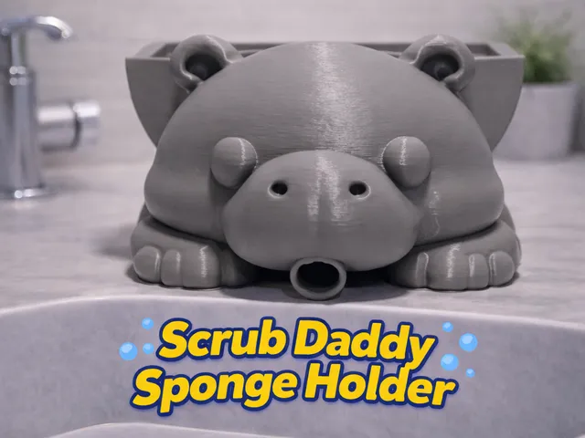 Hugo the Hippo Scrub Daddy Holder
