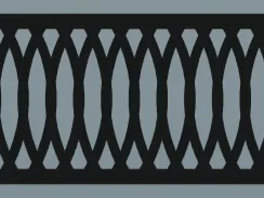 Vented Retro-style 1U 10-in Rack Blank