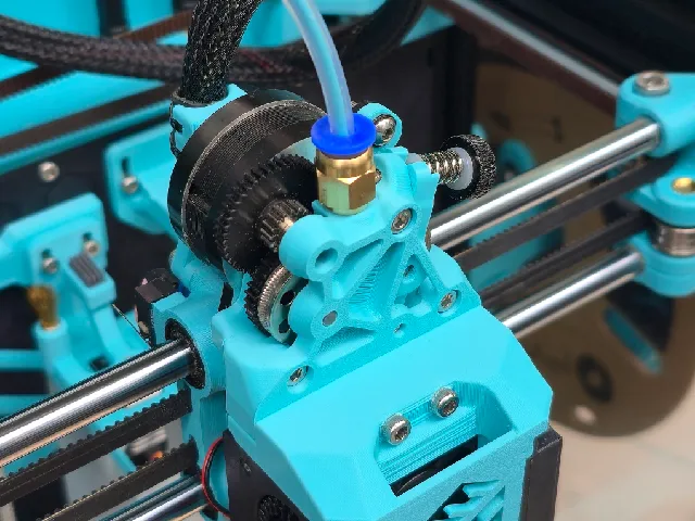 Ender 3 NG v1.2 integrated ProtoXtruder 2.0 with PC4-M6 fitting