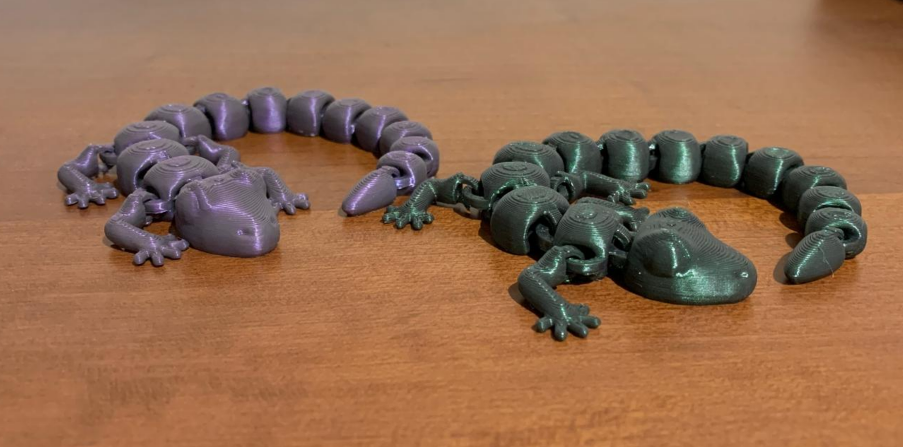 Miniatura 3 do modelo 3D Flexi Lizard