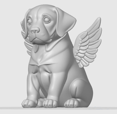 Angel Puppy with Wings